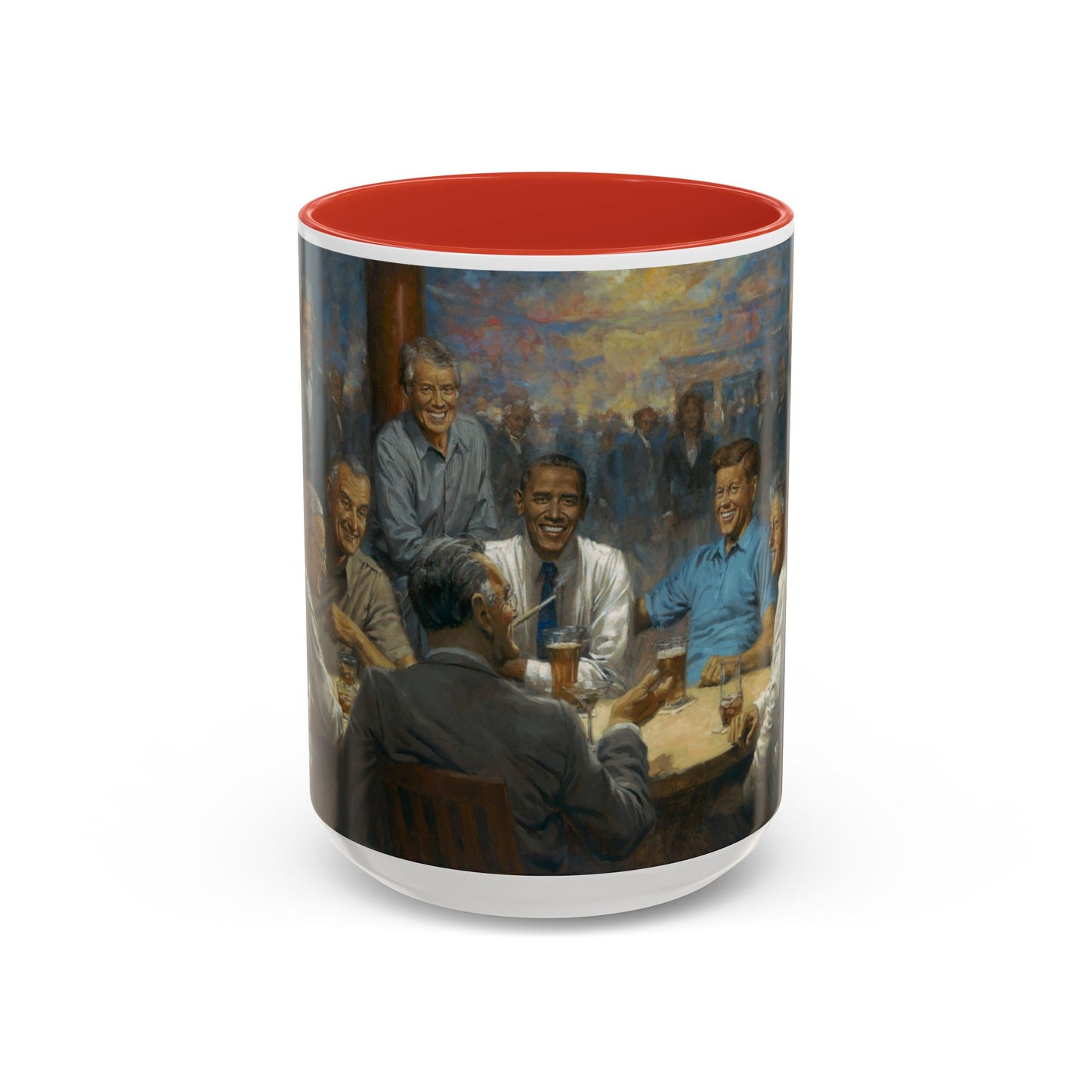The Democrat Club Coffee Mug - 11oz & 15oz - Past Democrat Presidents Social Club with Obama