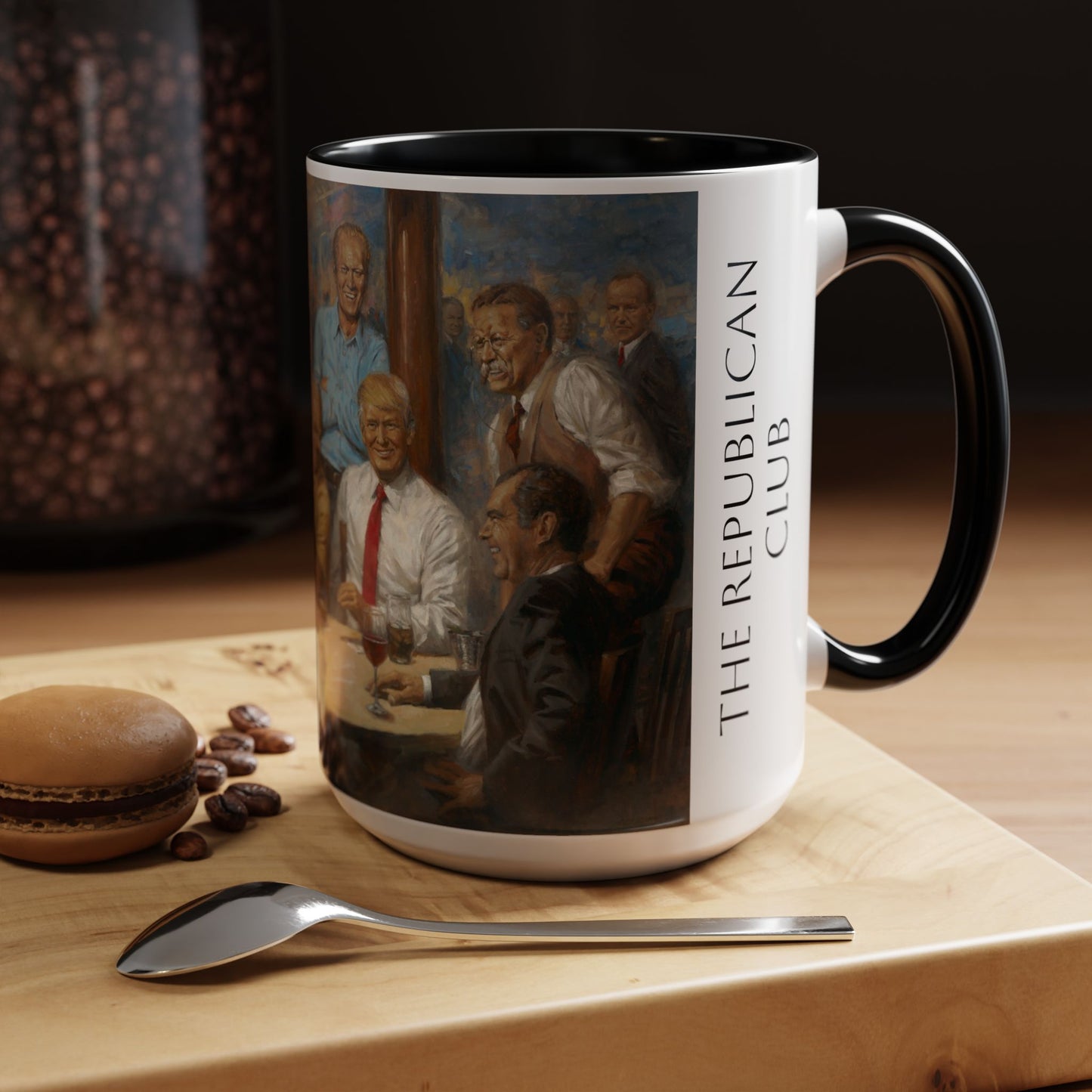 The Republican Club Coffee Mug -  Elegant Accent Coffee Mug 11oz & 15oz - Presidential Gathering Design feat. Trump
