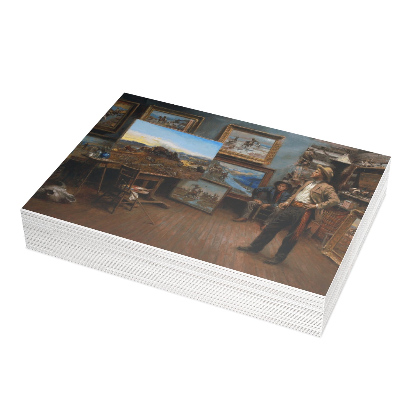Note Cards: Russell Paints a Masterpiece - Envelopes Included