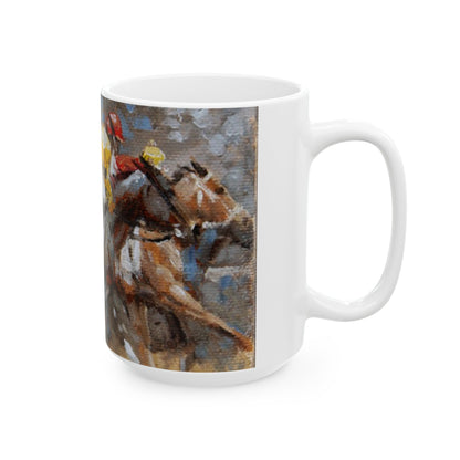 Horse Race | Ceramic Mug — Coffee Cup (11oz/15oz)