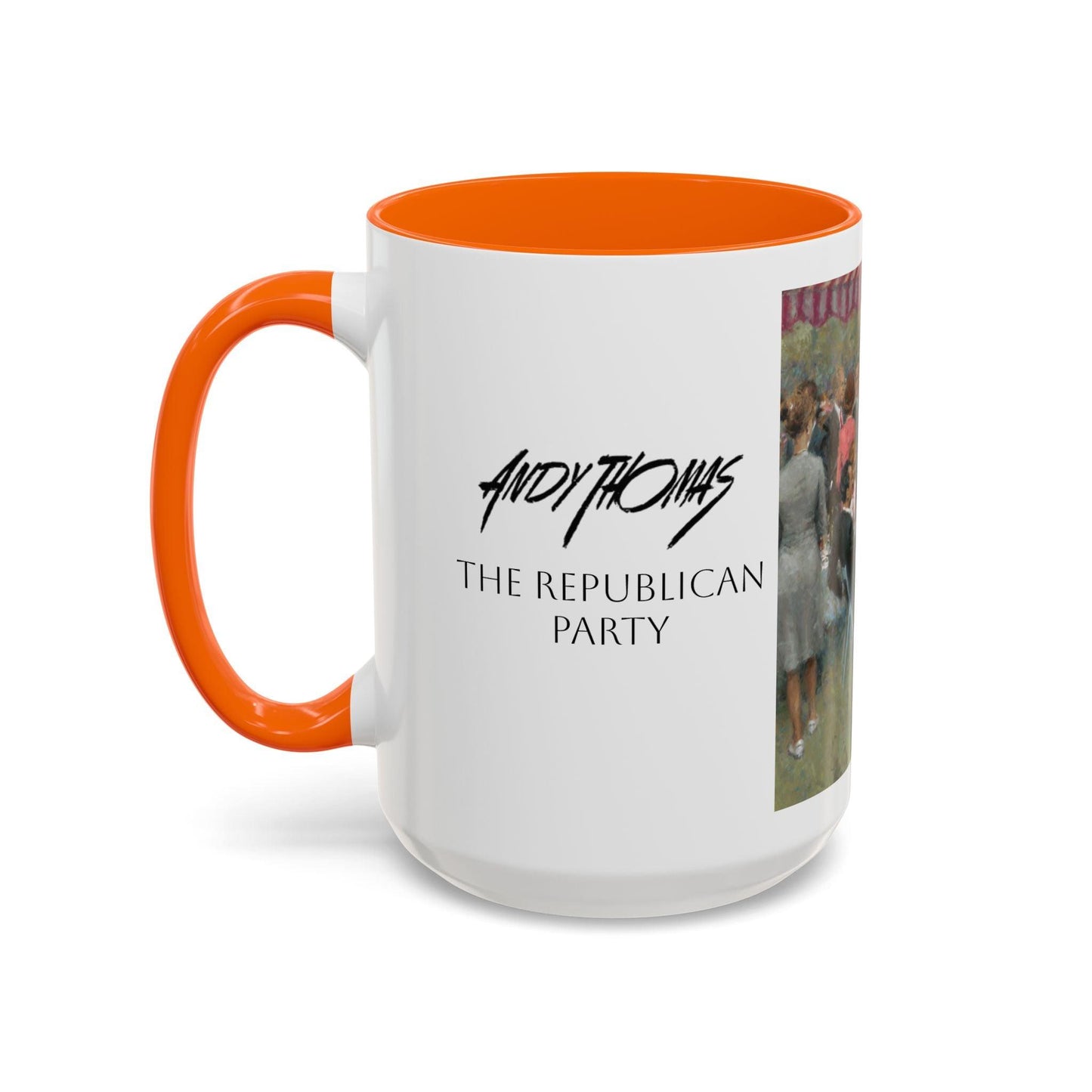 The Repub. Party Coffee Mug - Elegant Accent Coffee Mug 11oz & 15oz with Presidential Gathering Design - Andy Thomas Designs