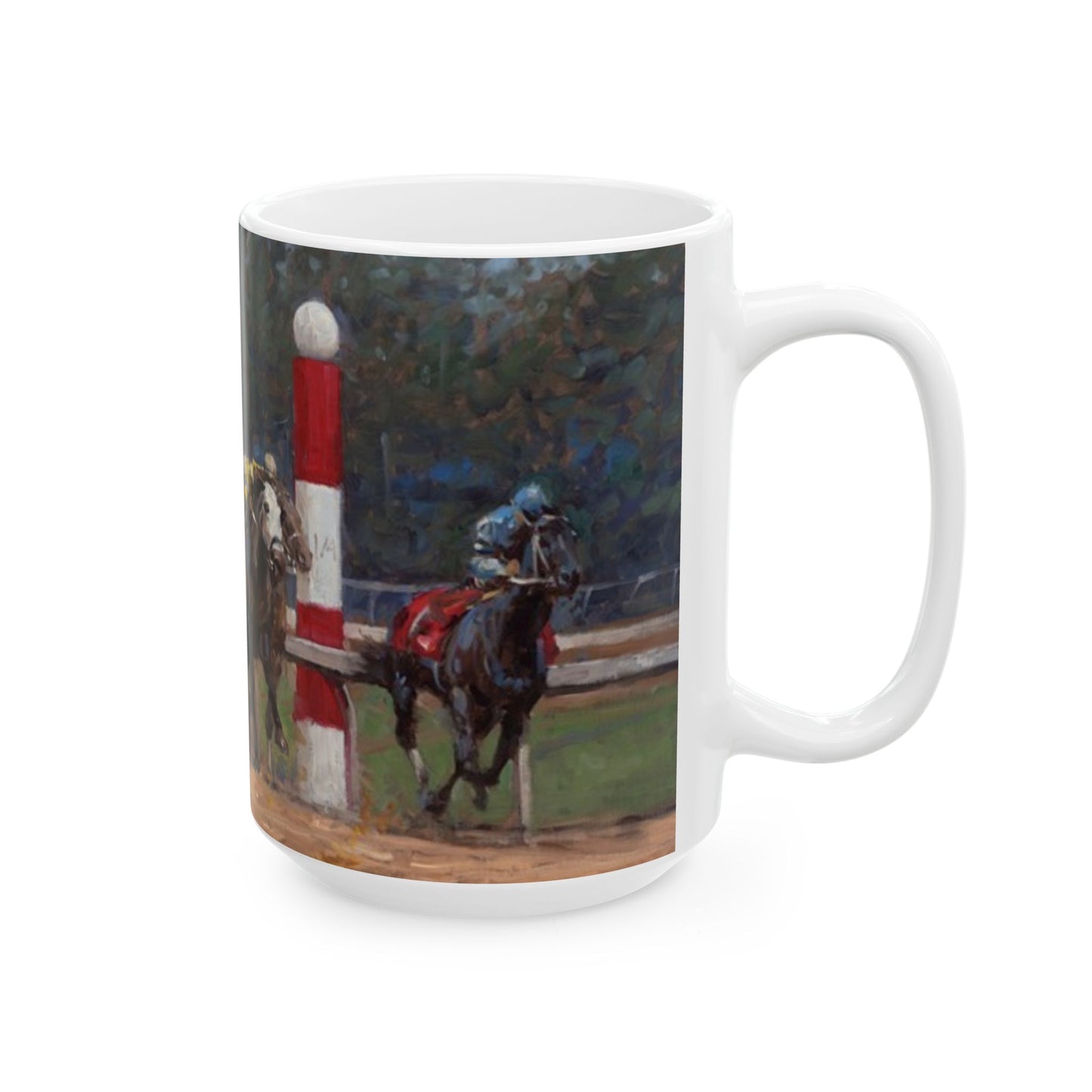 Horse Race 1 | Ceramic Mug — Coffee Cup (11oz/15oz)