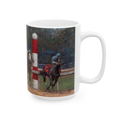 Horse Race 1 | Ceramic Mug — Coffee Cup (11oz/15oz)