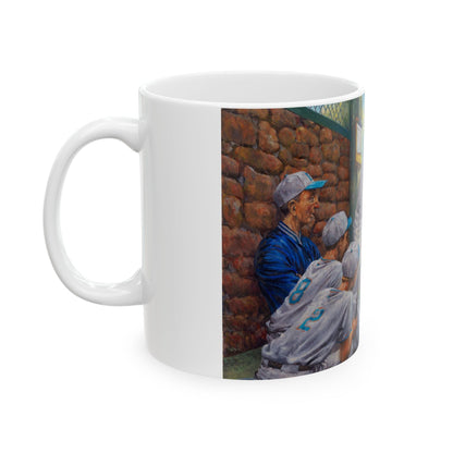 Watch the High Inside Pitch | Boys Baseball Team | Coaching | Ceramic Mug — Coffee Cup (11oz/15oz)