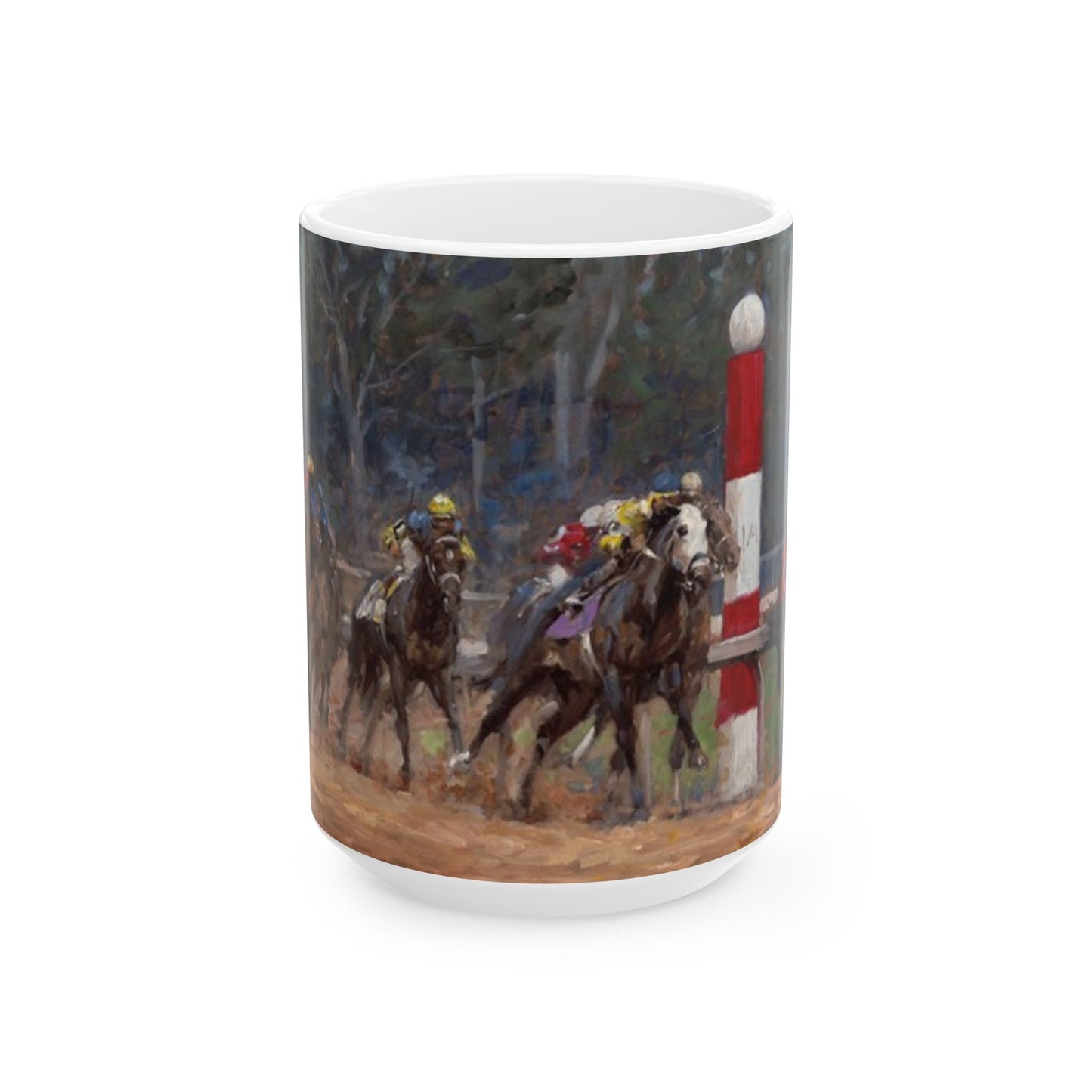 Horse Race 1 | Ceramic Mug — Coffee Cup (11oz/15oz)