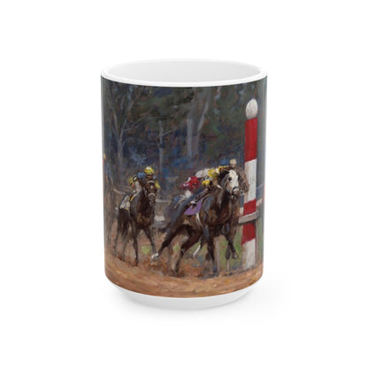 Horse Race 1 | Ceramic Mug — Coffee Cup (11oz/15oz)