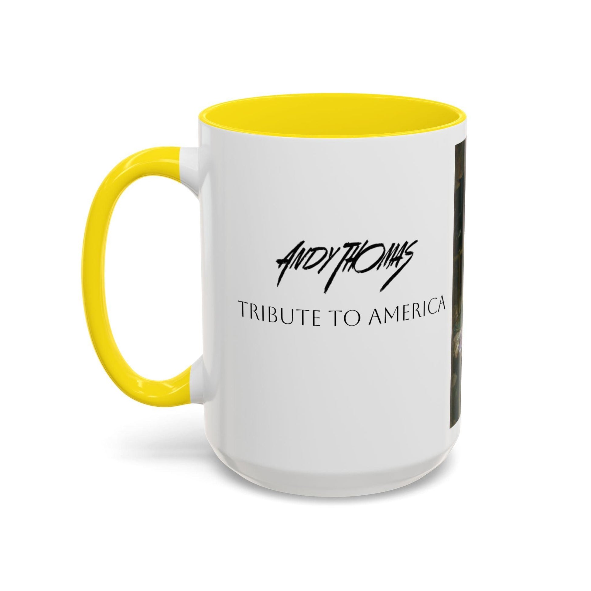 Tribute to America Coffee Mug - 11oz & 15oz - Veterans & Service members | Patriotic Artwork - Andy Thomas Designs