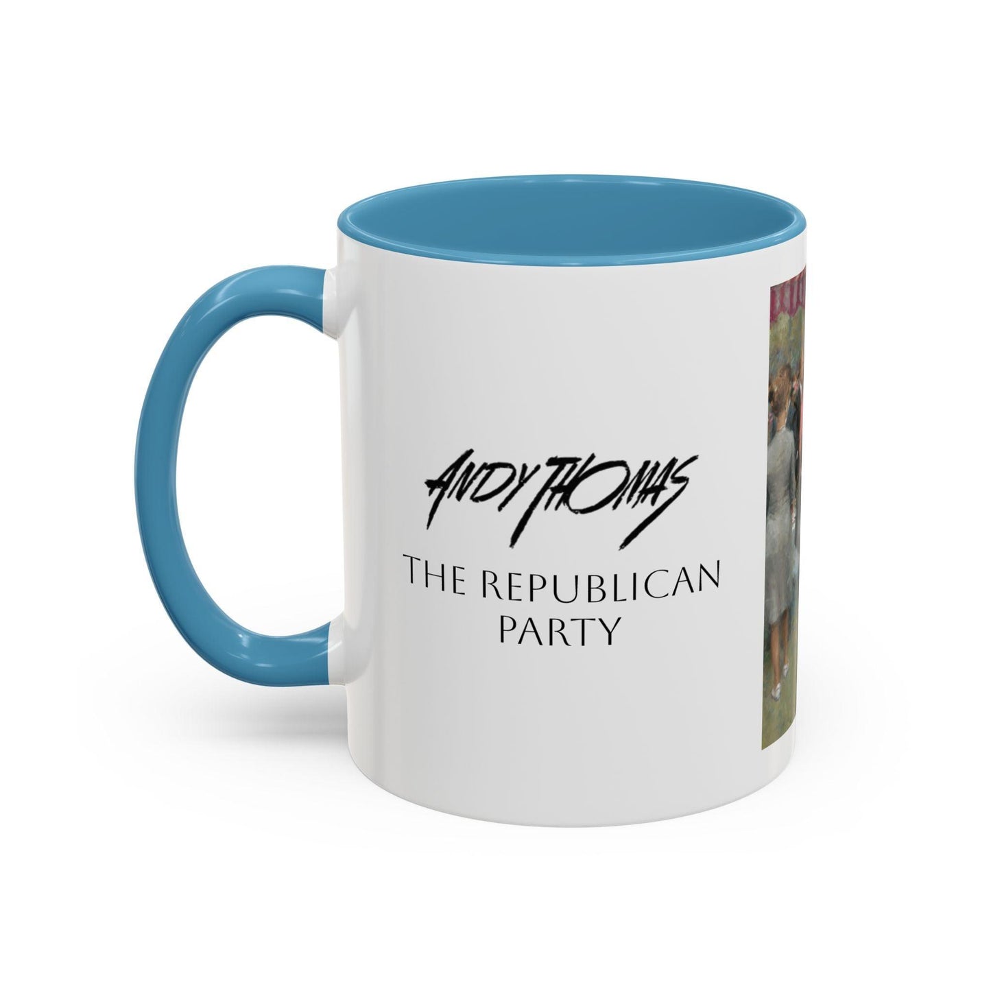 The Repub. Party Coffee Mug - Elegant Accent Coffee Mug 11oz & 15oz with Presidential Gathering Design - Andy Thomas Designs