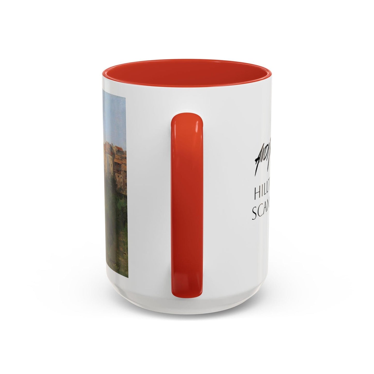 Hilltown Scansano - Elegant Accented Coffee Mug - 11oz & 15oz - Italian Landscapes - Andy Thomas Designs