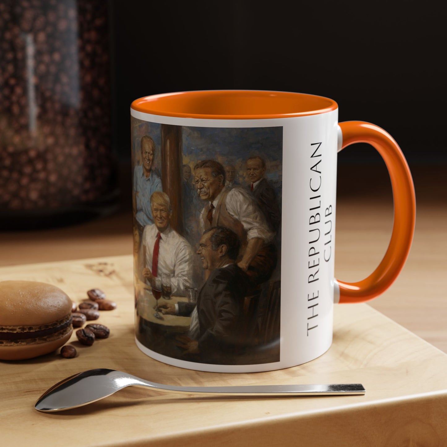 The Republican Club Coffee Mug -  Elegant Accent Coffee Mug 11oz & 15oz - Presidential Gathering Design feat. Trump