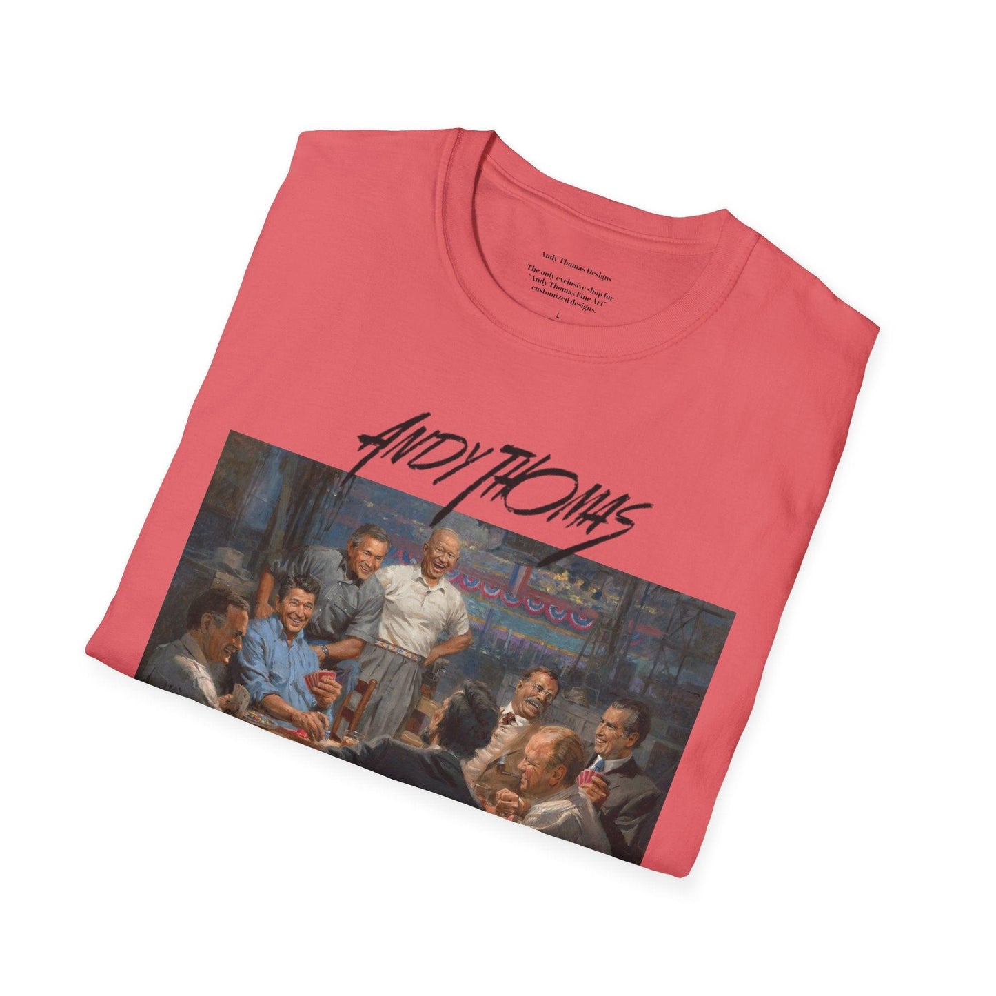 Grand Ol' Gang T-Shirt - US Presidents Playing Poker - Andy Thomas Designs