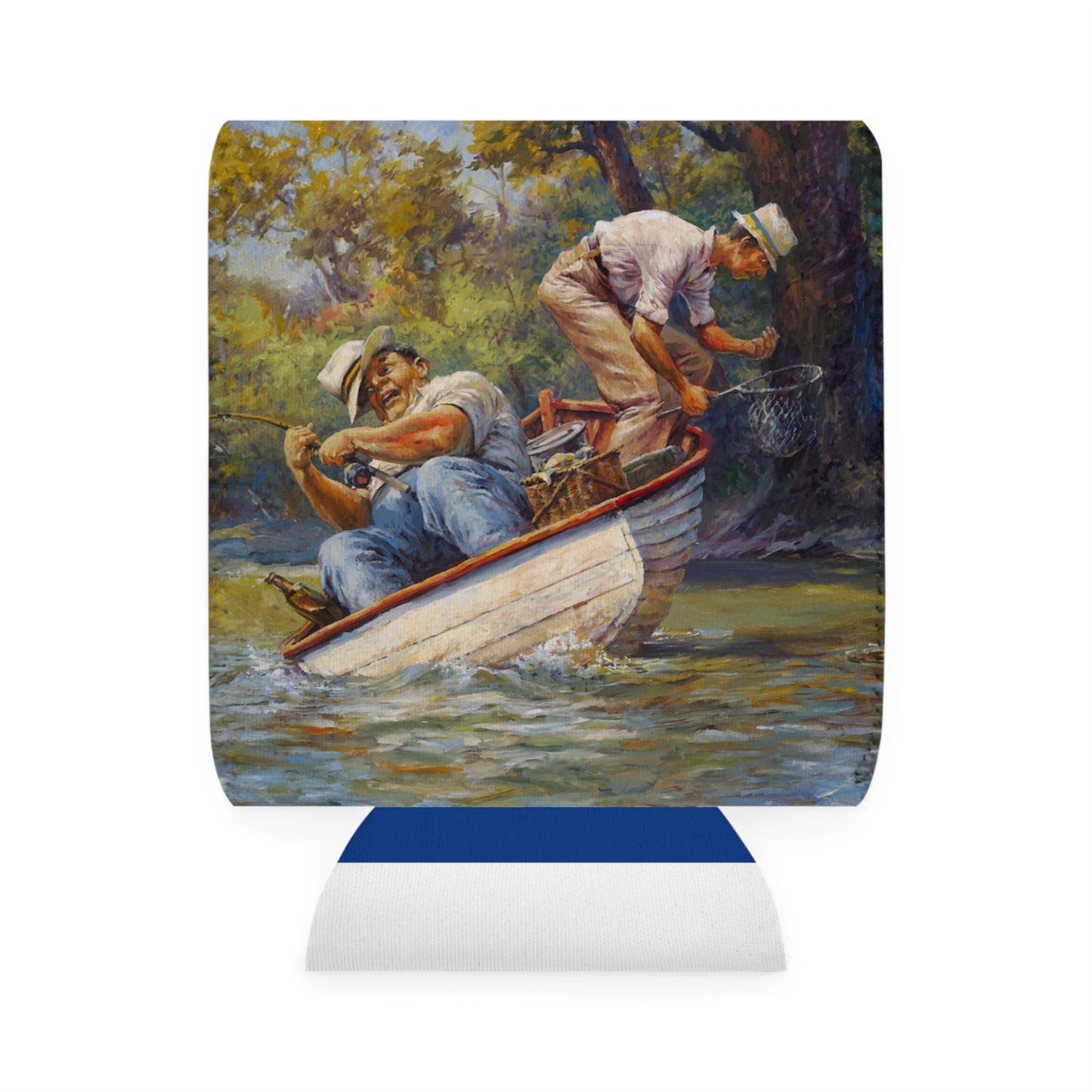 It's a Big One - Fishing-Themed Can Cooler Sleeve