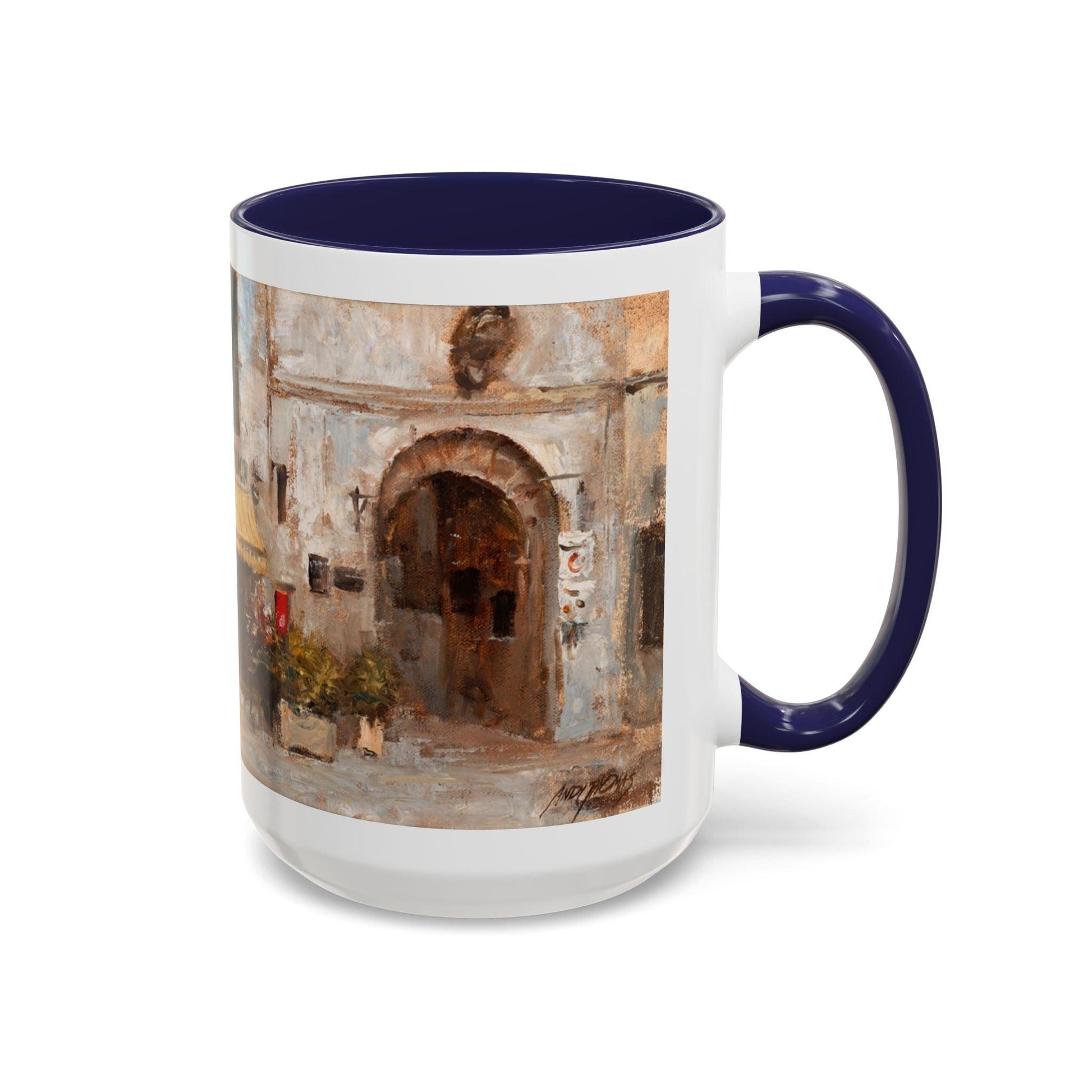 Scansano Tabacchi - Elegant Event Themed Coffee Mug - 11oz & 15oz - Italian Landscapes - Andy Thomas Designs