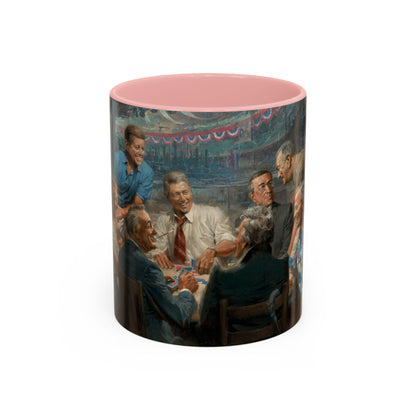 Callin the Blue Coffee Mug - Elegant Accent Coffee Mug 11oz & 15oz with Presidential Gathering Design