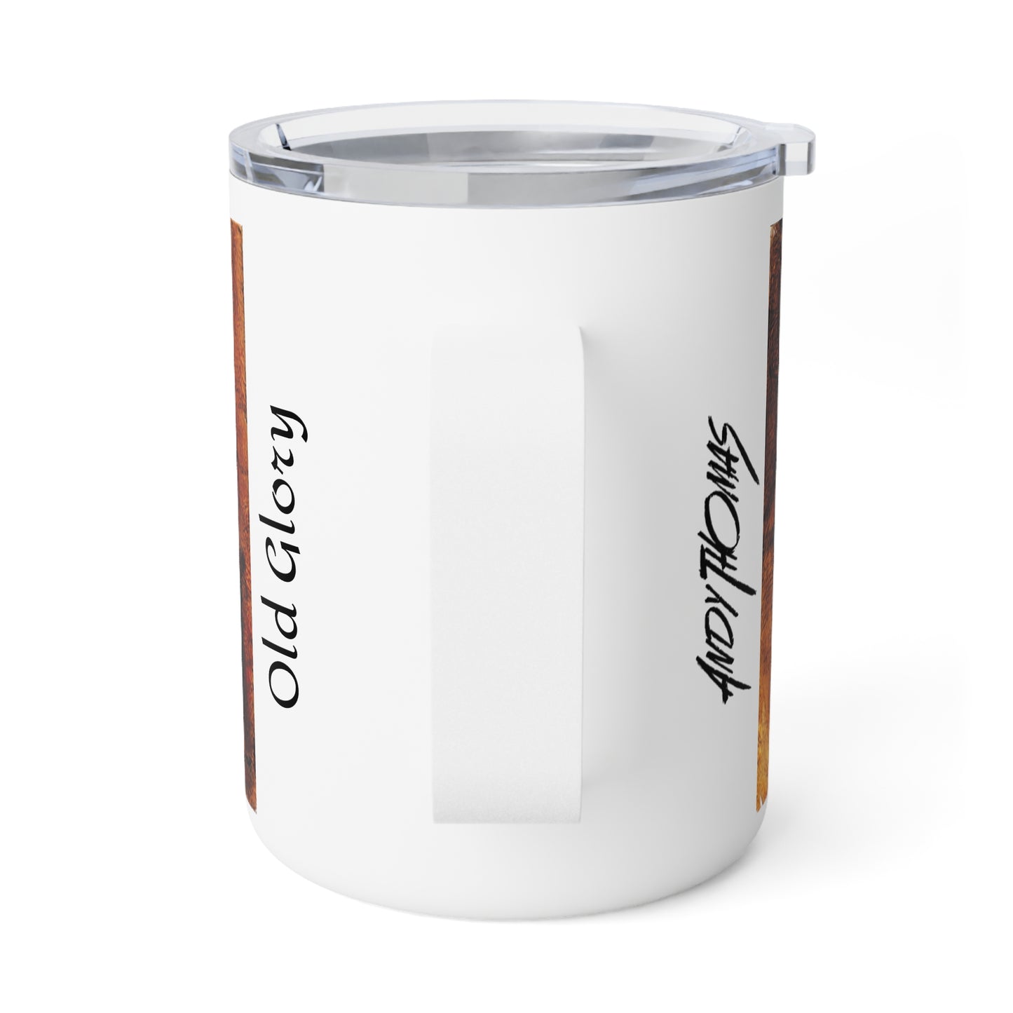 Old Glory - Patriotic Insulated Coffee Mug - 10oz American Flag Design