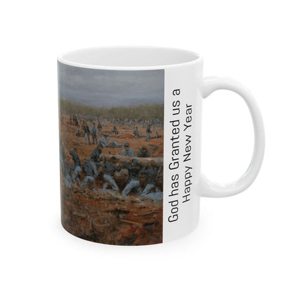 God Has Granted Us A Happy New Year - Stone's River | Ceramic Coffee Cup Mug