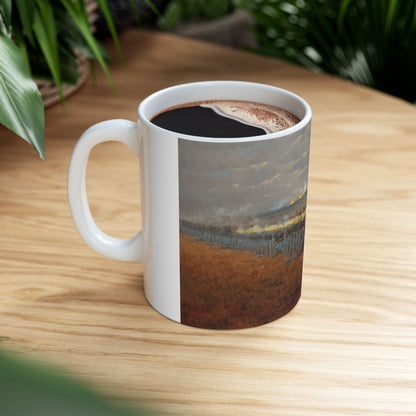 The Federals Final Rally Turns the Tide - Ceramic Mug with Stones River Civil War Design.