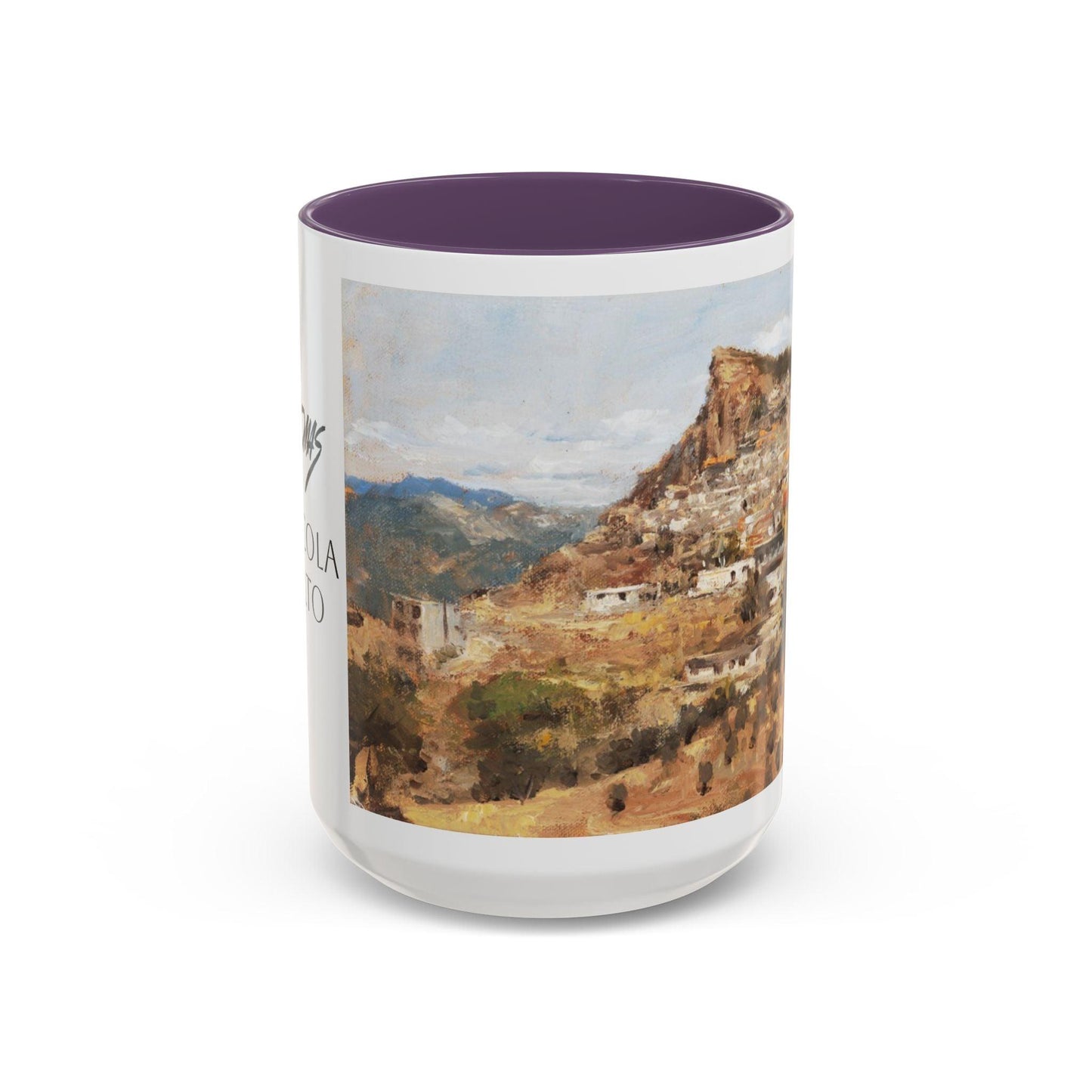 San Nicola dell'Alto - Elegant Accented Coffee Mug - 11oz & 15oz - Italian Landscapes - Andy Thomas Designs