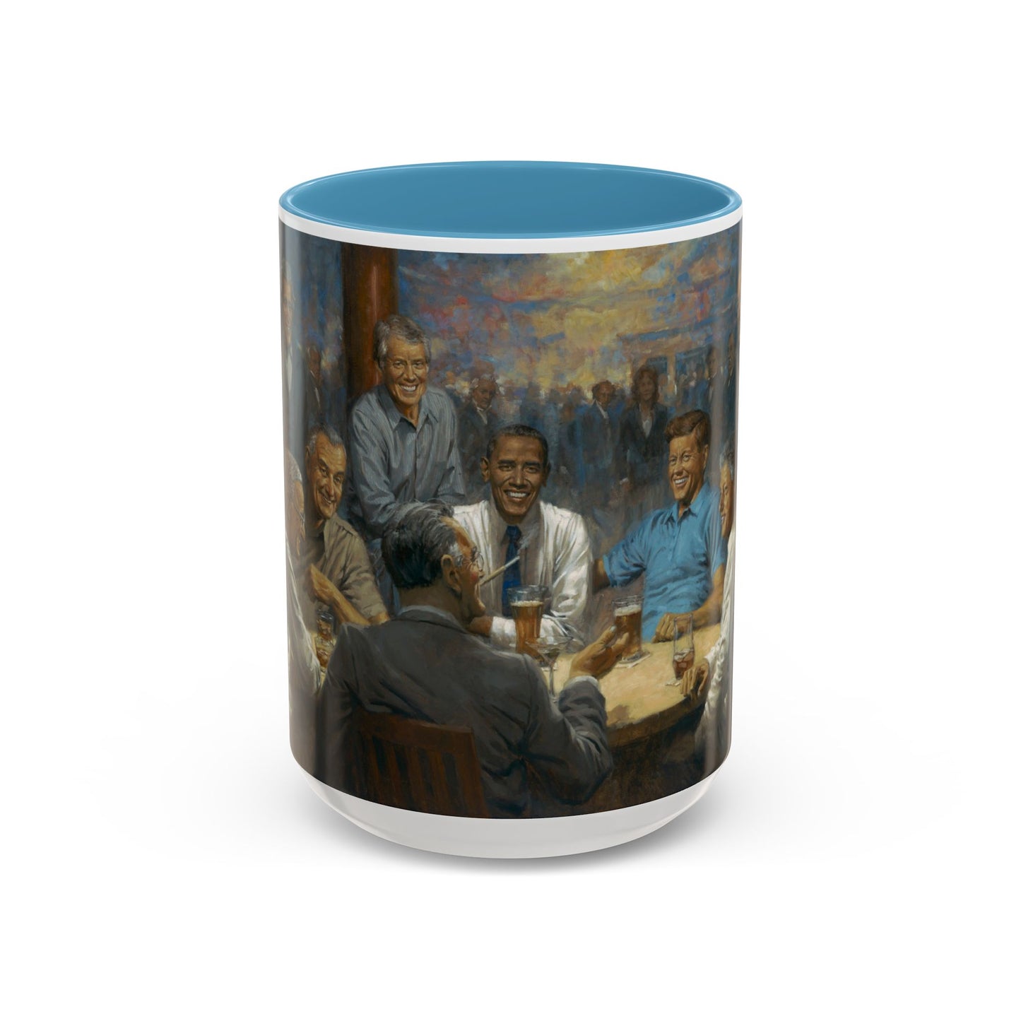 The Democrat Club Coffee Mug - 11oz & 15oz - Past Democrat Presidents Social Club with Obama