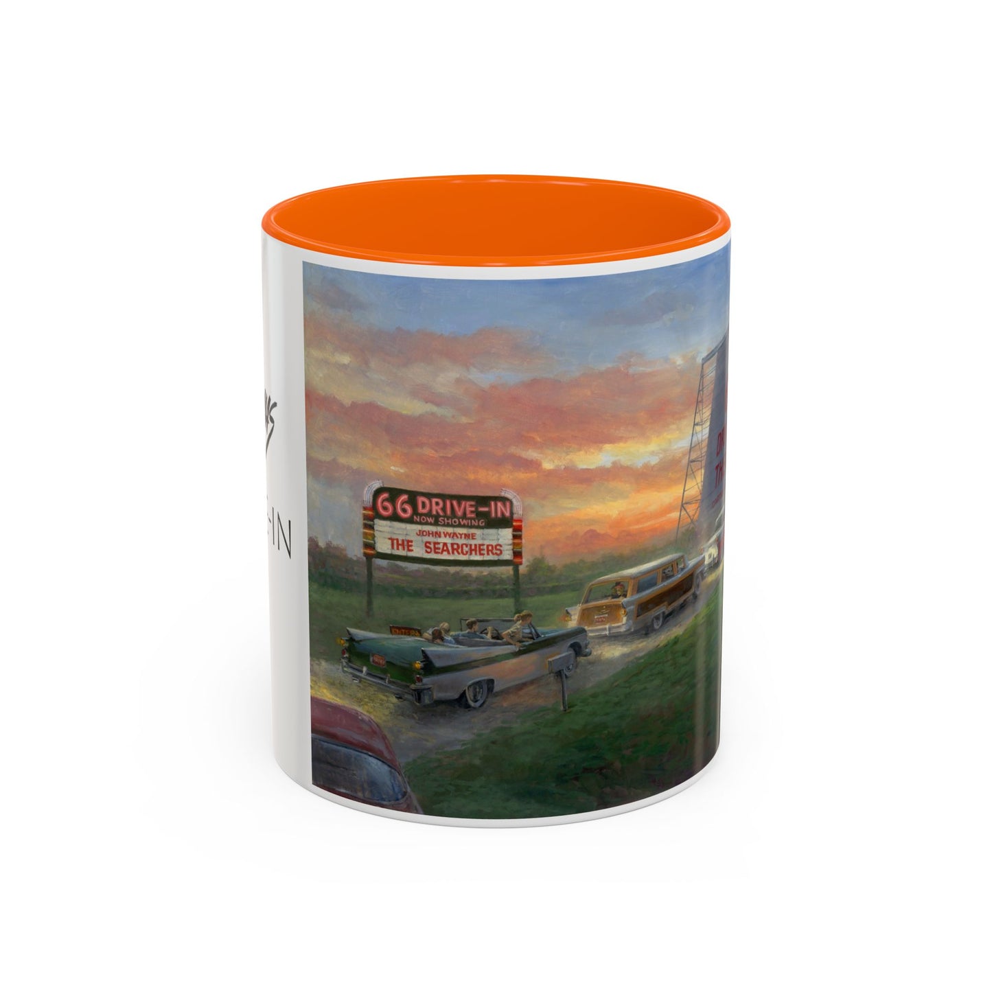 Retro Drive-In Coffee Mug - 66 Theatre Nostalgia