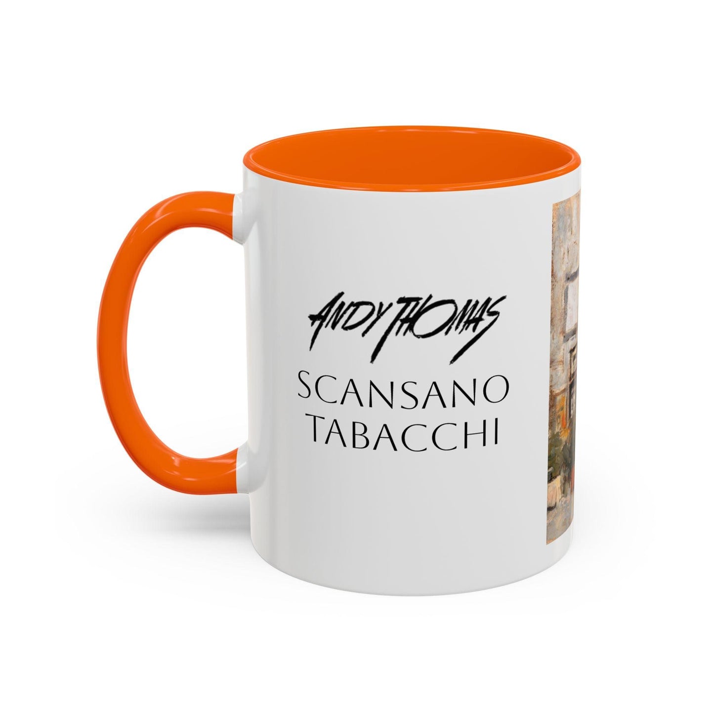 Scansano Tabacchi - Elegant Event Themed Coffee Mug - 11oz & 15oz - Italian Landscapes - Andy Thomas Designs