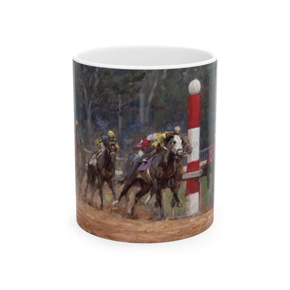 Horse Race 1 | Ceramic Mug — Coffee Cup (11oz/15oz)