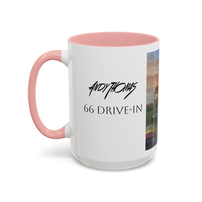 Retro Drive-In Coffee Mug - 66 Theatre Nostalgia - Andy Thomas Designs