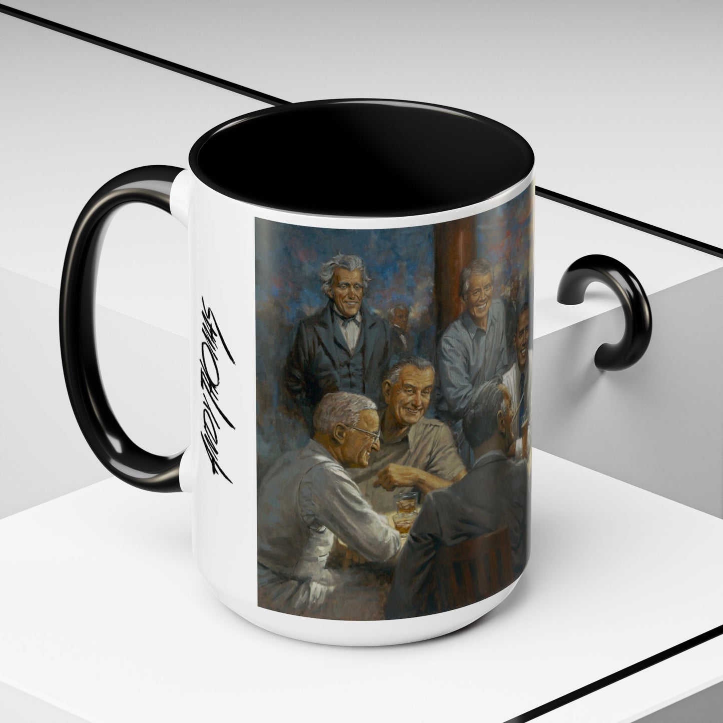 The Democrat Club Coffee Mug - 11oz & 15oz - Past Democrat Presidents Social Club with Obama