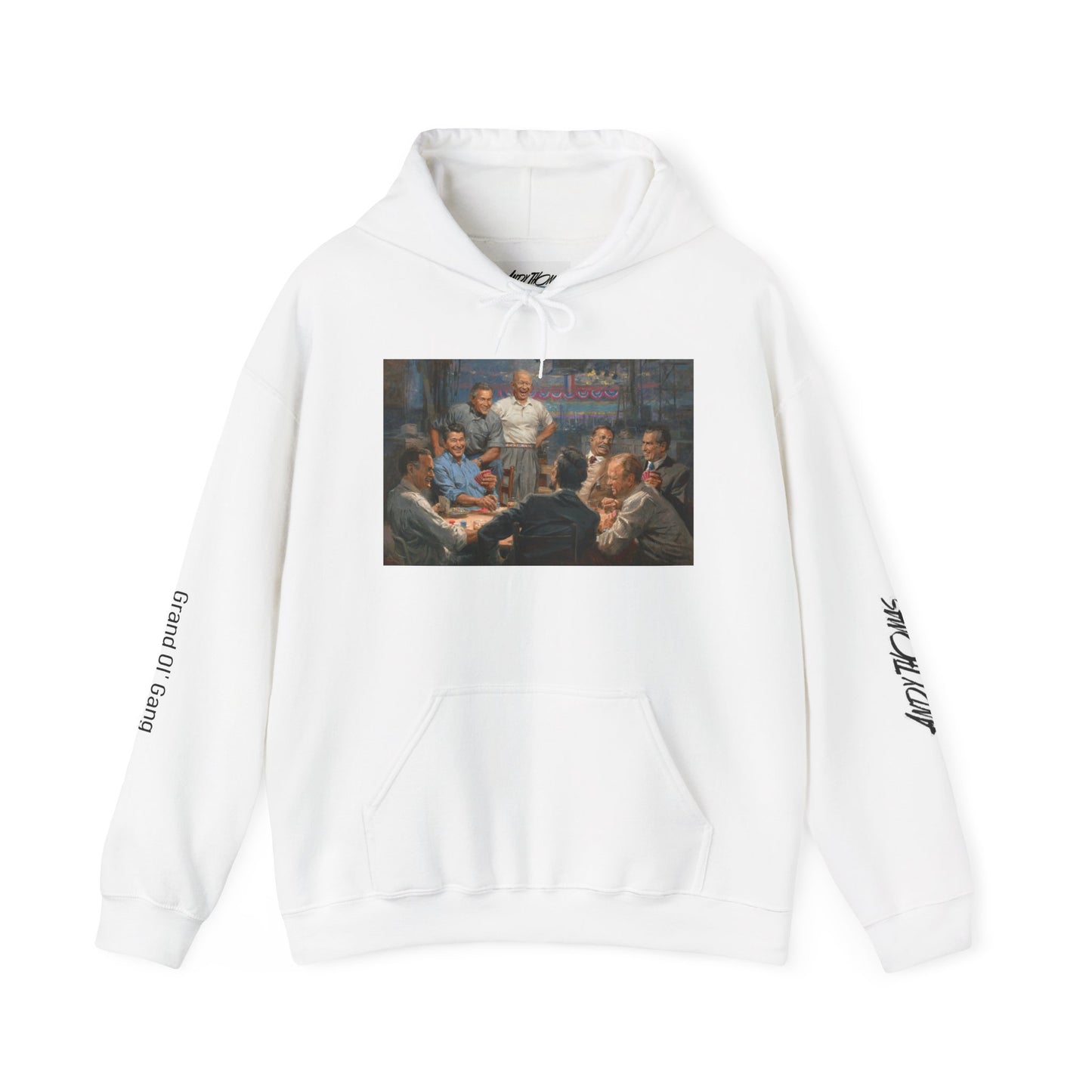 Grand Ol' Gang — Presidents Playing Poker Portrait Pullover
