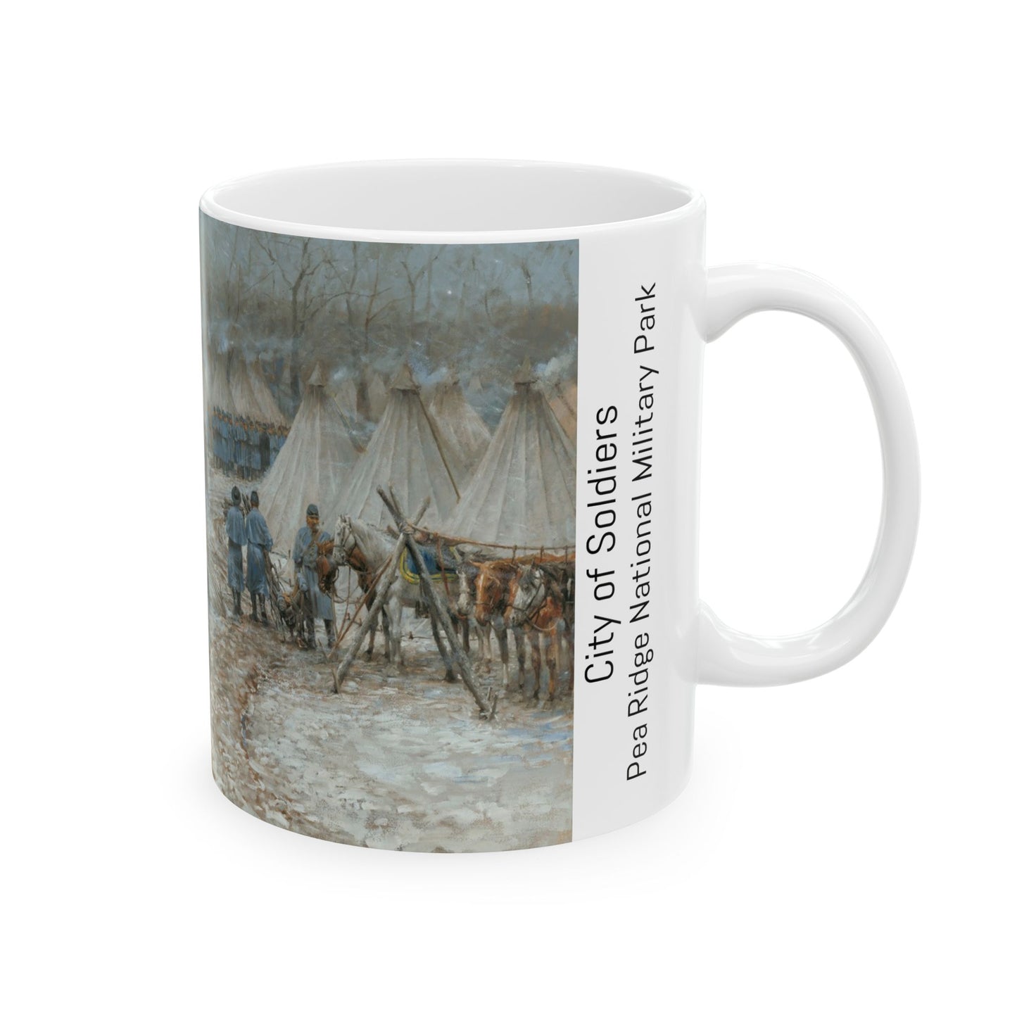 City of Soldiers - Ceramic Mug with Scenic Design, Cozy Gift for Nature Lovers, Coffee Cup for Home or Office, Ideal for Birthdays or Holidays, [...]