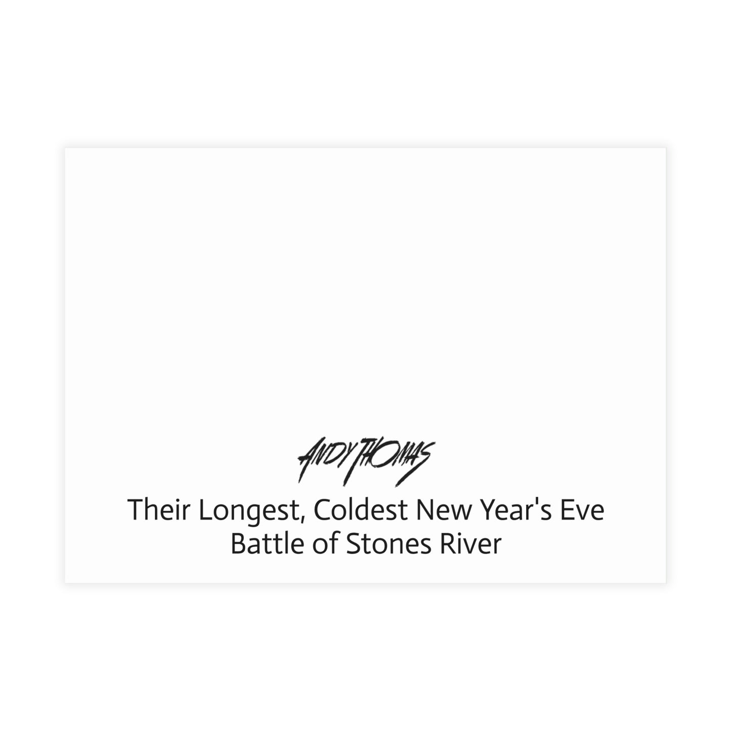 Note Cards: Their Longest, Coldest New Year's Eve - Envelopes Included