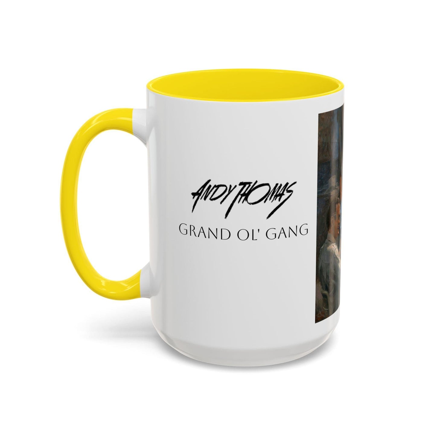 Grand Ol' Gang - Elegant Accent Coffee Mug 11oz & 15oz - US Presidents Playing Poker - Andy Thomas Designs