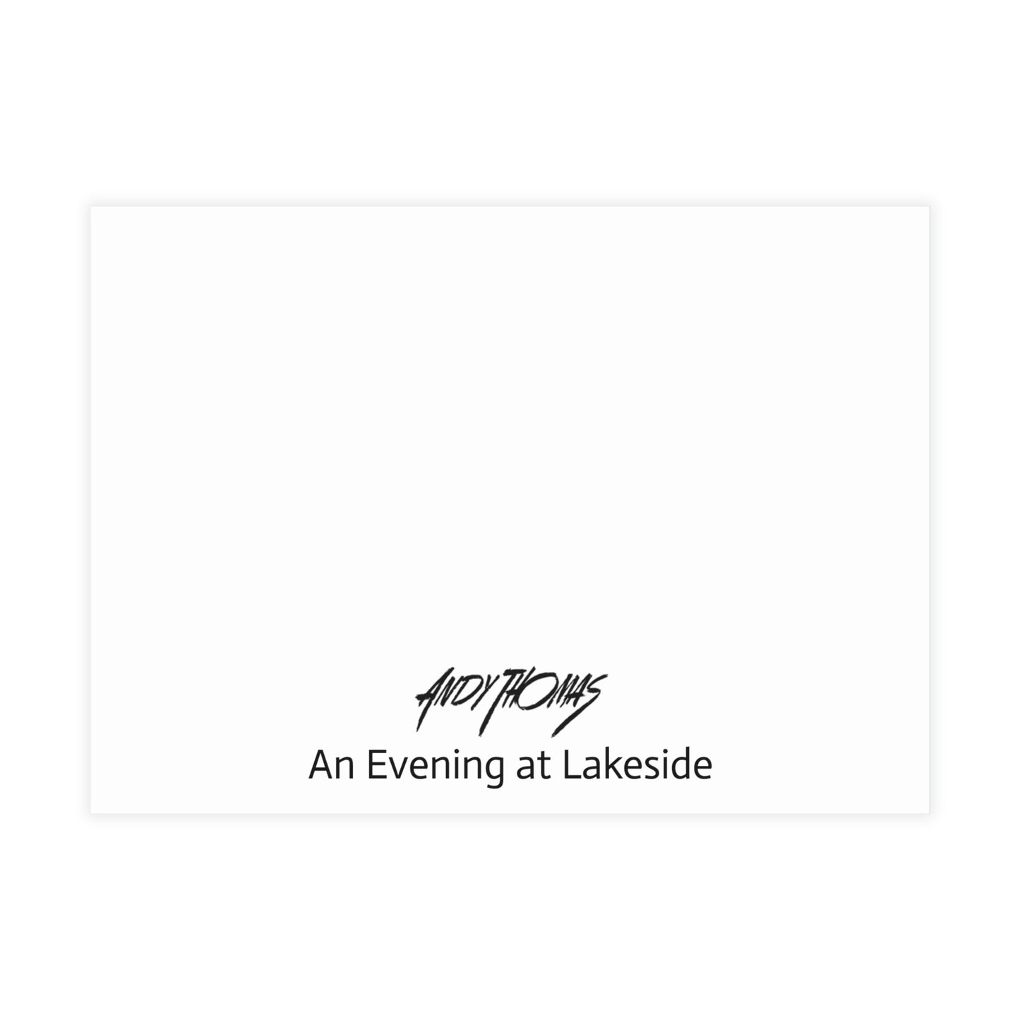 Note Cards: An Evening at Lakeside - Envelopes Included