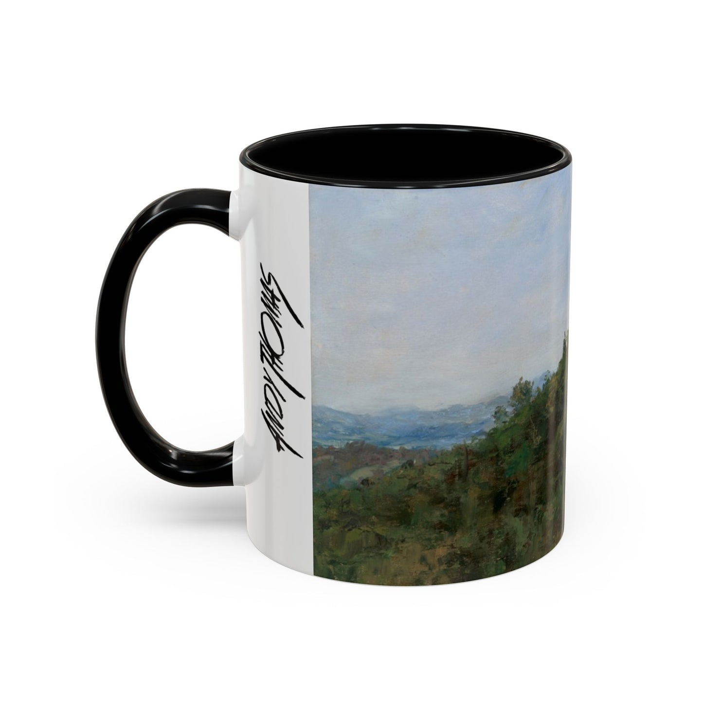 Hilltown Scansano - Elegant Accented Coffee Mug - 11oz & 15oz - Italian Landscapes