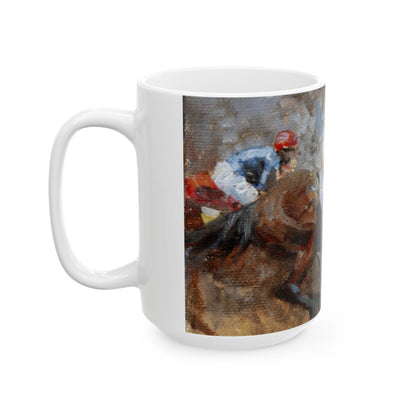 Horse Race | Ceramic Mug — Coffee Cup (11oz/15oz)