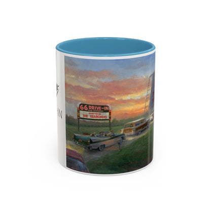 Retro Drive-In Coffee Mug - 66 Theatre Nostalgia - Andy Thomas Designs
