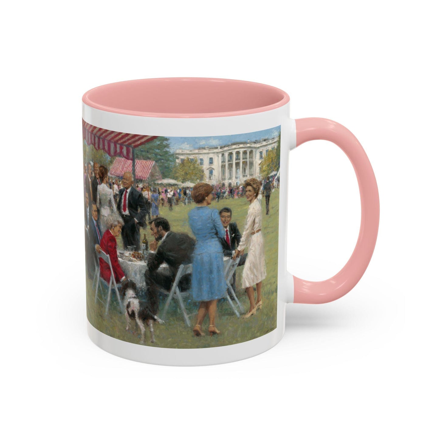 The Repub. Party Coffee Mug - Elegant Accent Coffee Mug 11oz & 15oz with Presidential Gathering Design - Andy Thomas Designs