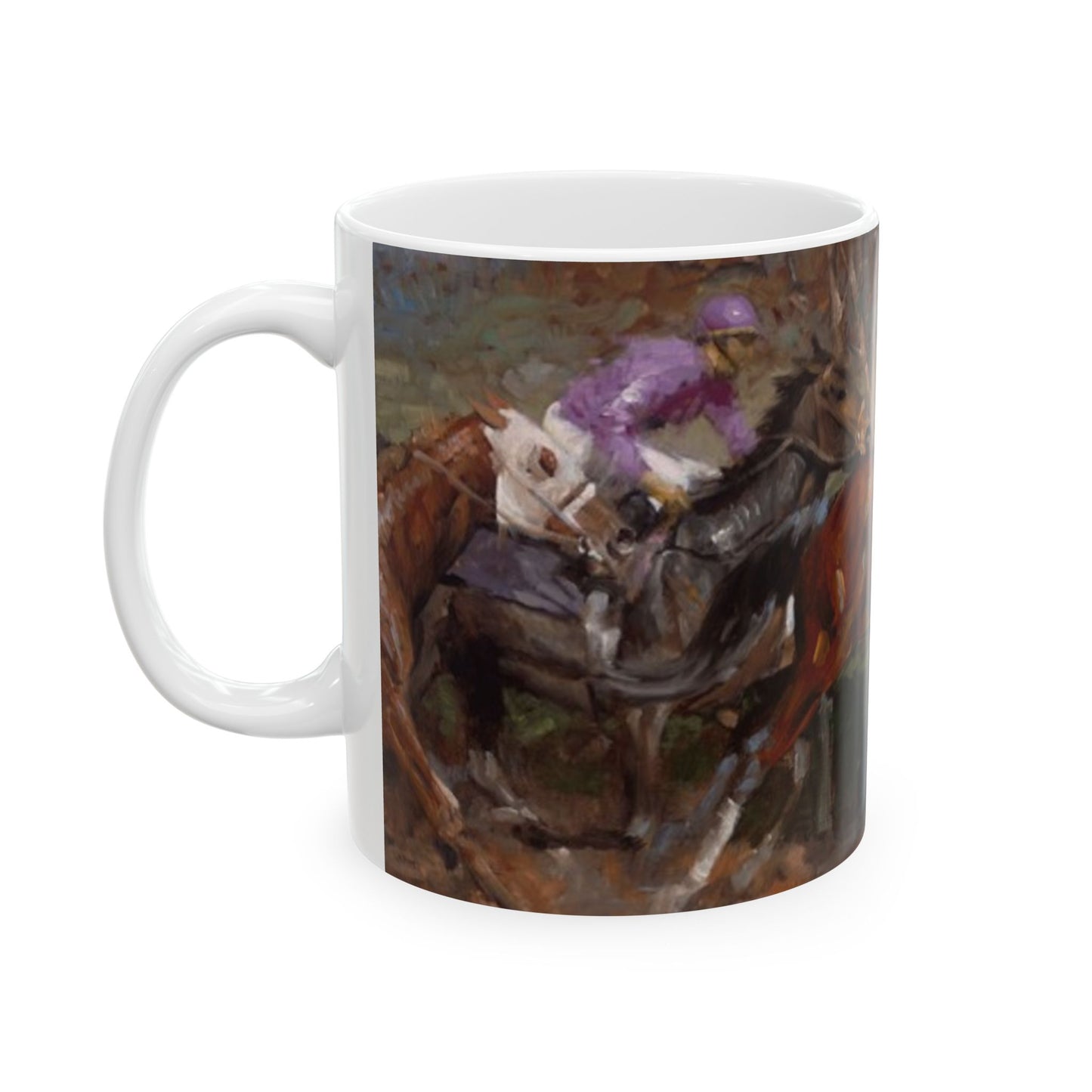 Horse Race 3 | Ceramic Mug — Coffee Cup (11oz/15oz)