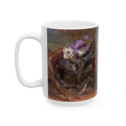 Horse Race 3 | Ceramic Mug — Coffee Cup (11oz/15oz)