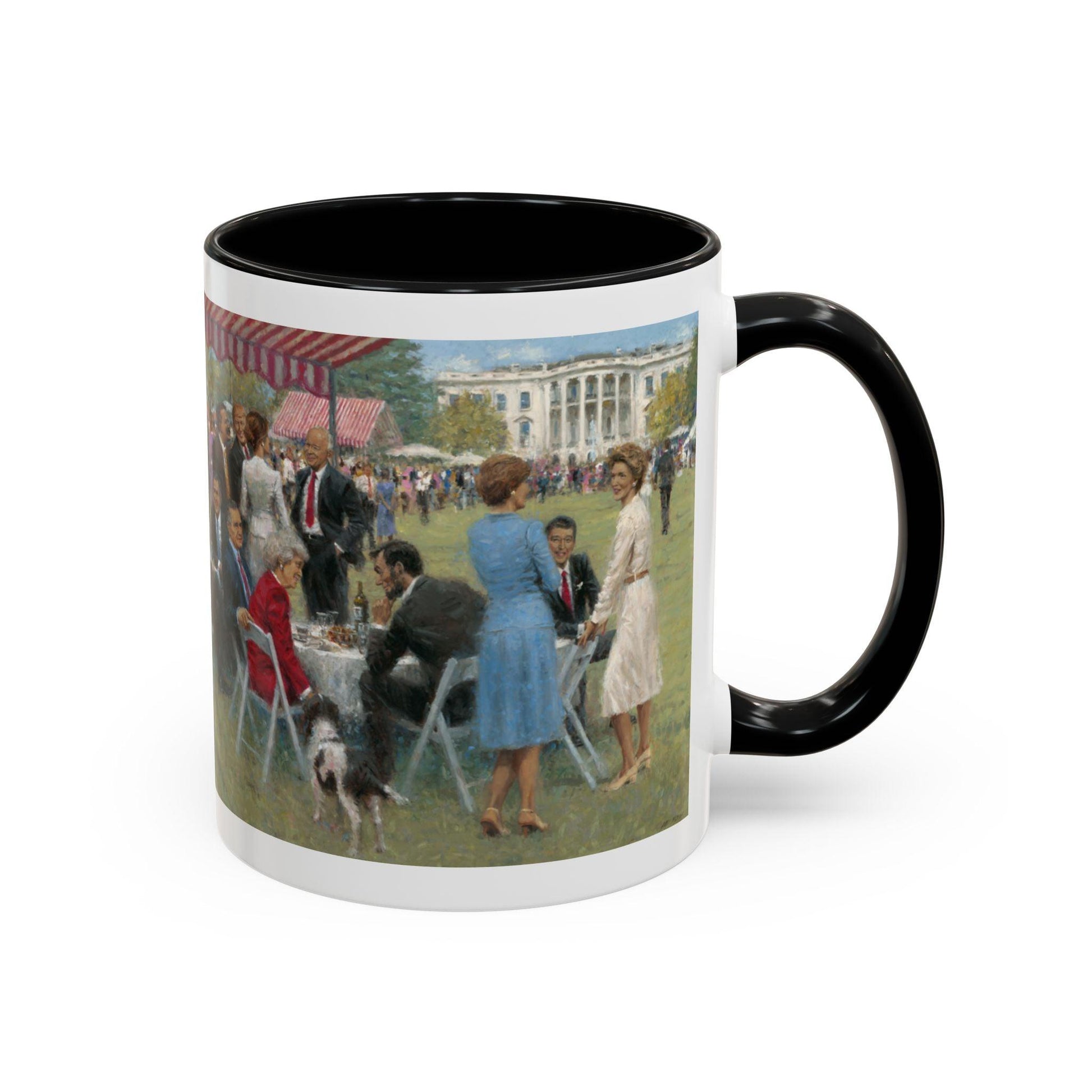 The Repub. Party Coffee Mug - Elegant Accent Coffee Mug 11oz & 15oz with Presidential Gathering Design - Andy Thomas Designs