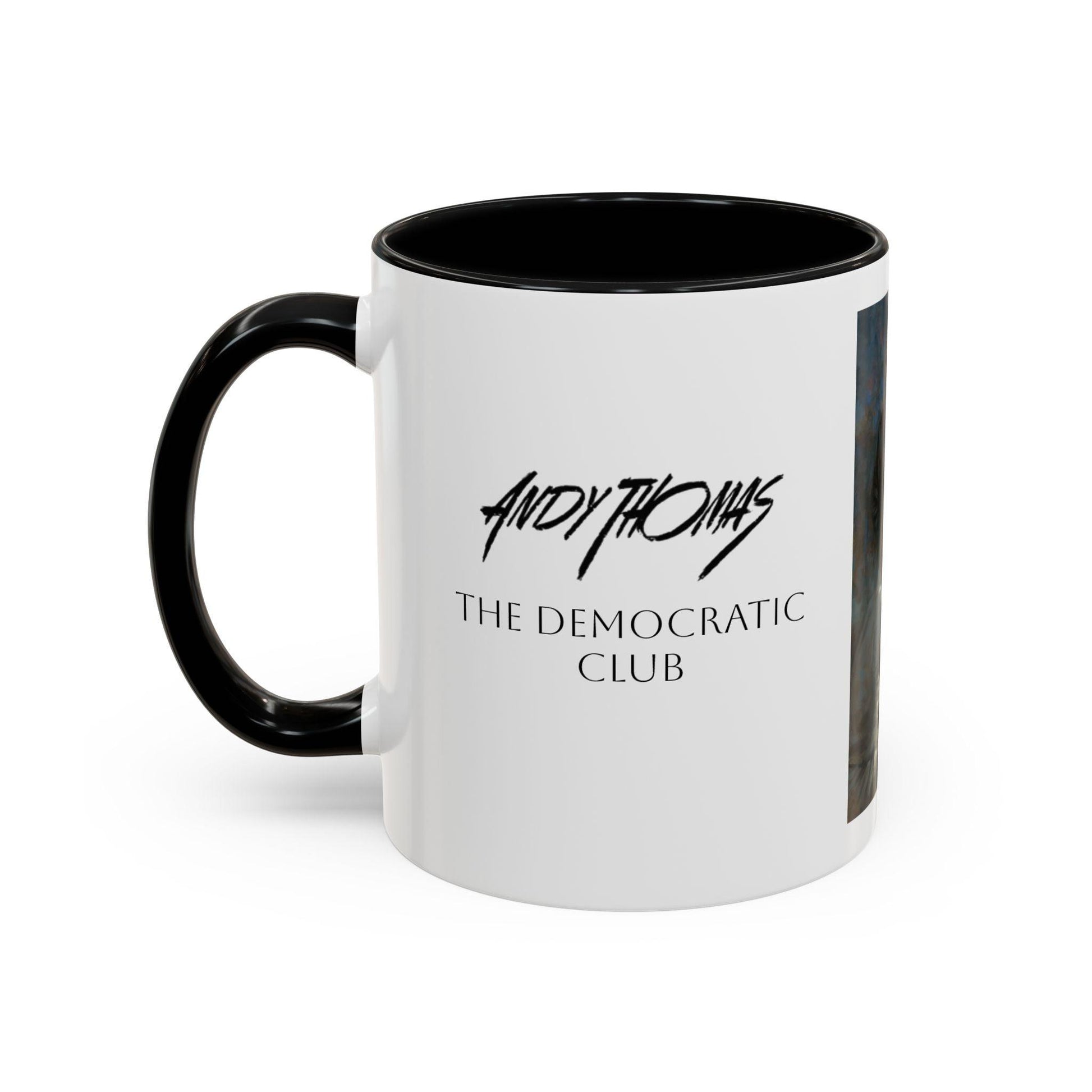 The Dem. Club Coffee Mug - 11oz & 15oz - Past Presidents Social Club with Obama Artwork - Andy Thomas Designs