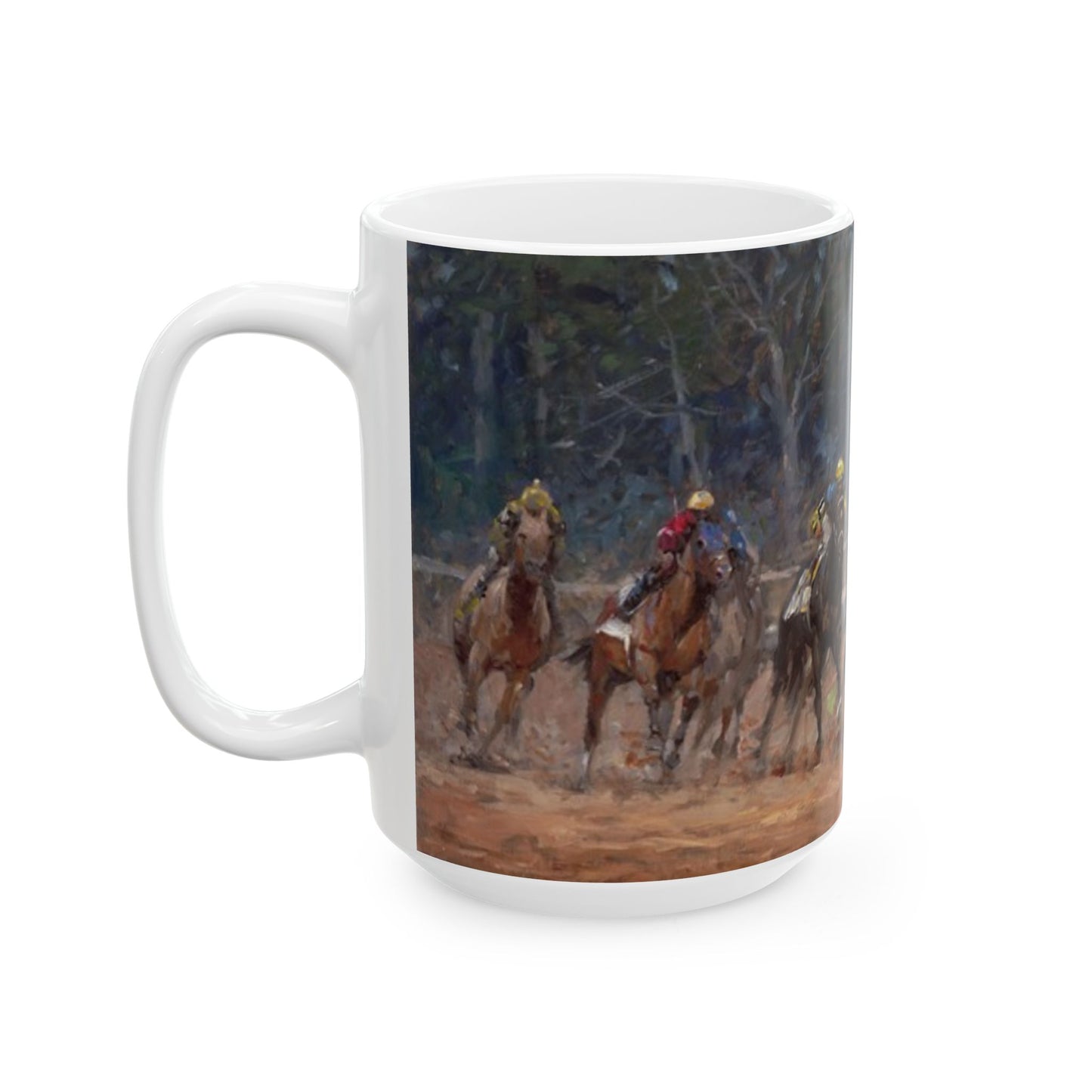 Horse Race 1 | Ceramic Mug — Coffee Cup (11oz/15oz)