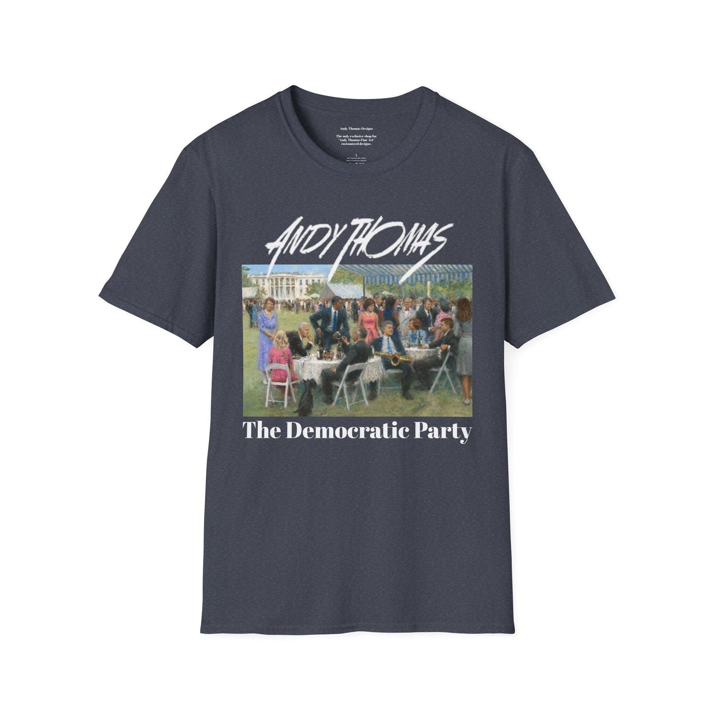 The Dem. Party T-Shirt - President Party at the Whitehouse with Past Presidents. - Andy Thomas Designs