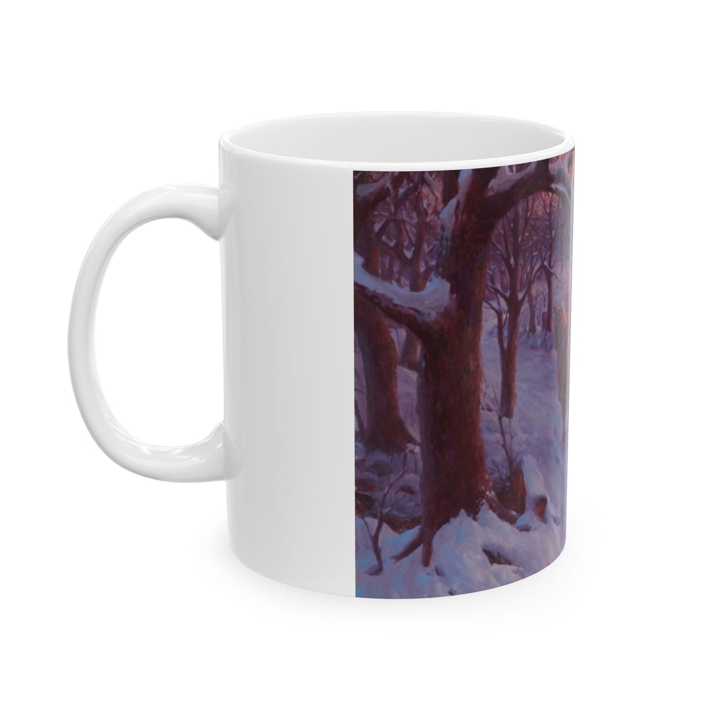 Winter Snow Ride | Ceramic Mug — Coffee Cup (11oz/15oz)