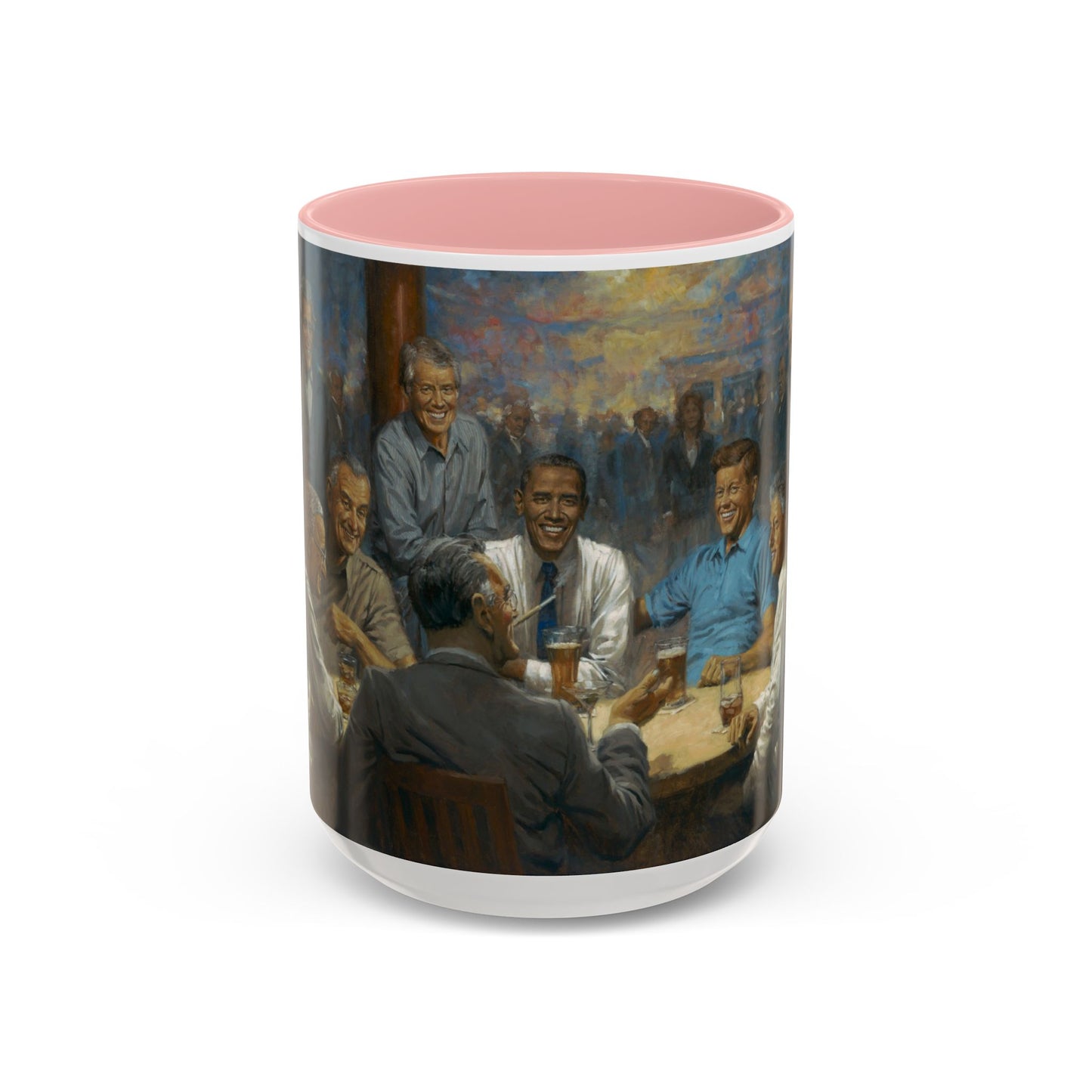 The Democrat Club Coffee Mug - 11oz & 15oz - Past Democrat Presidents Social Club with Obama