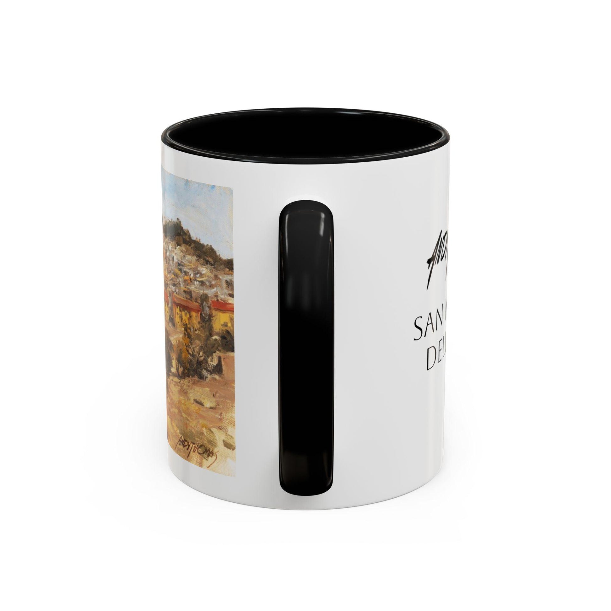 San Nicola dell'Alto - Elegant Accented Coffee Mug - 11oz & 15oz - Italian Landscapes - Andy Thomas Designs