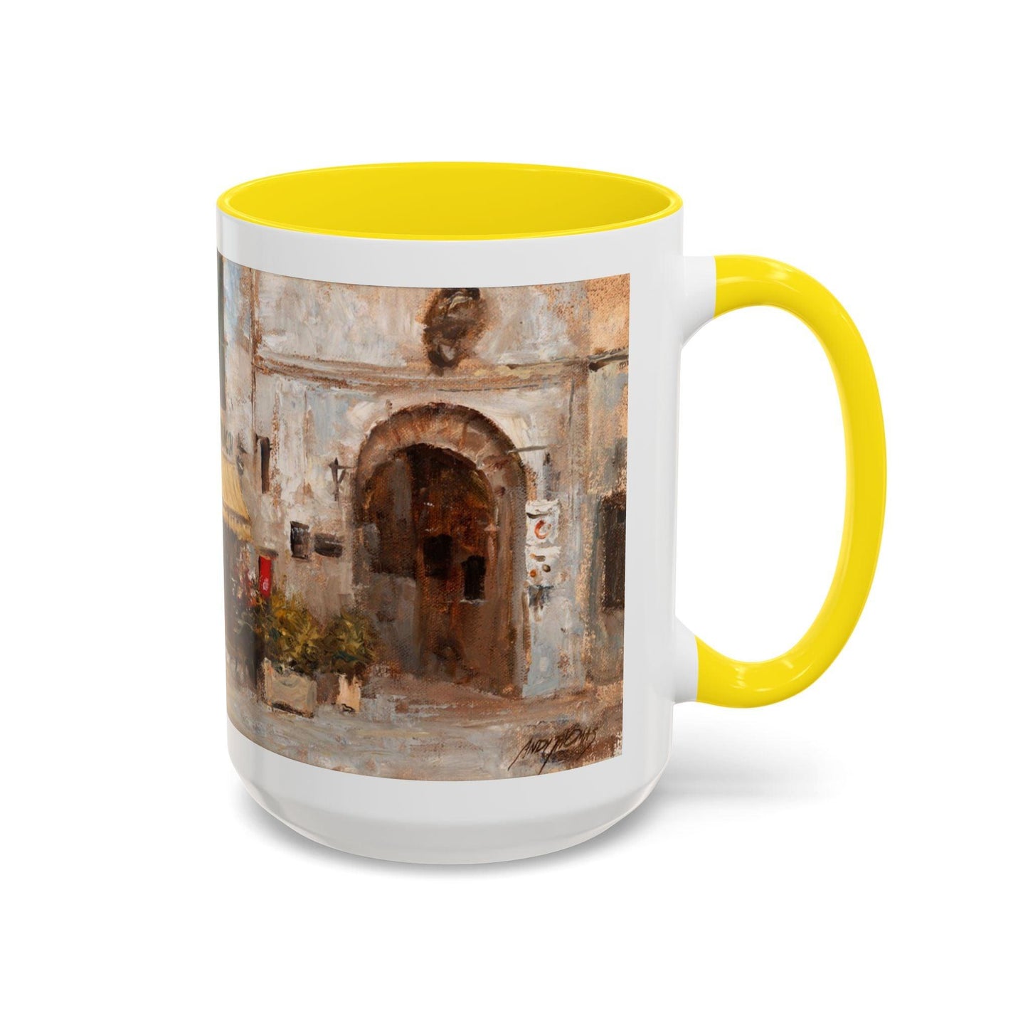 Scansano Tabacchi - Elegant Event Themed Coffee Mug - 11oz & 15oz - Italian Landscapes - Andy Thomas Designs