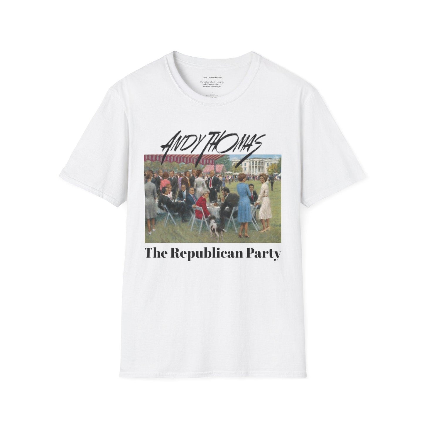 The Repub. Party T-Shirt - President Party at the Whitehouse. - Andy Thomas Designs