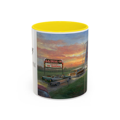 Retro Drive-In Coffee Mug - 66 Theatre Nostalgia - Andy Thomas Designs