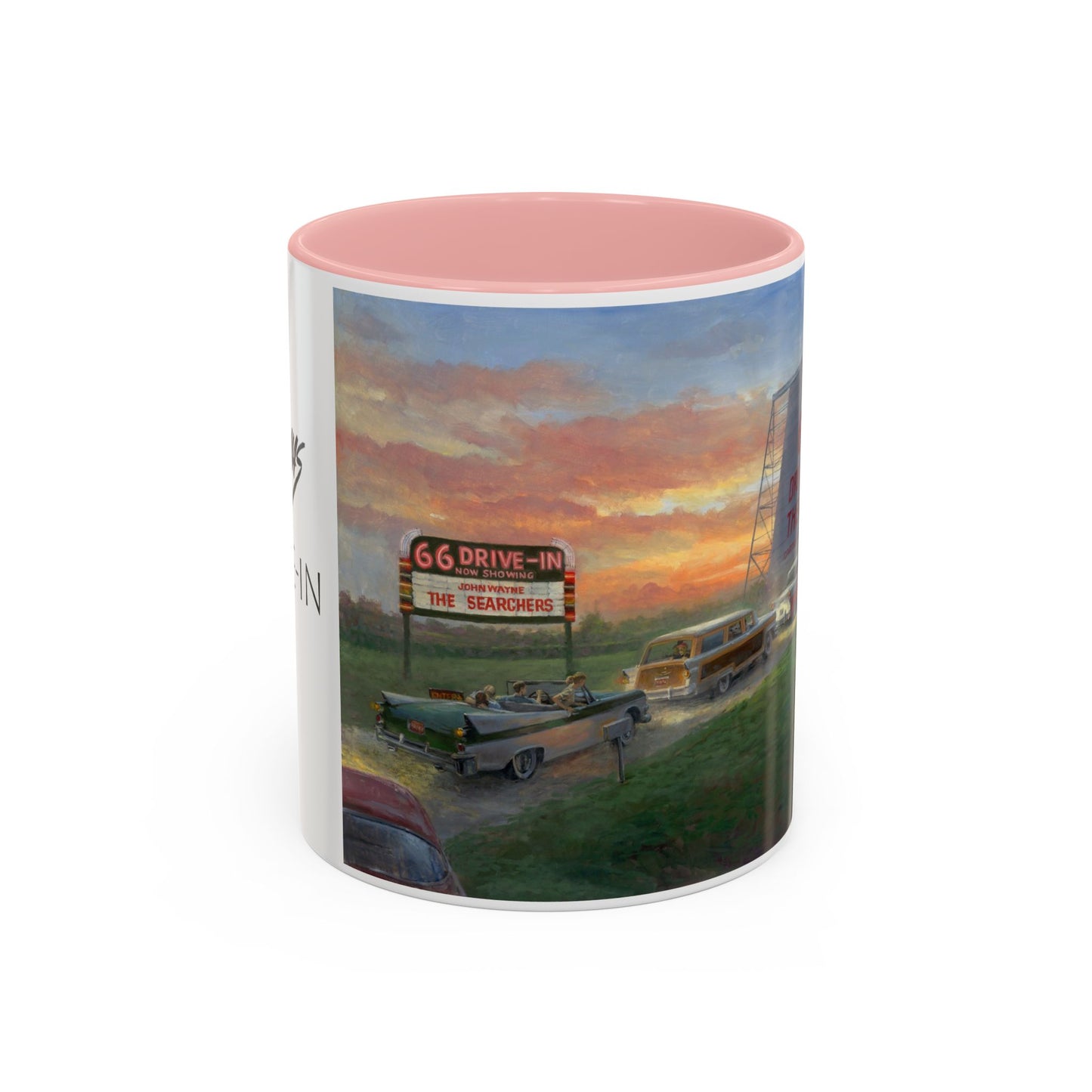 Retro Drive-In Coffee Mug - 66 Theatre Nostalgia